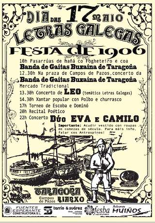 Día das Letras Galegas - Festa de 1906 en Rianxo