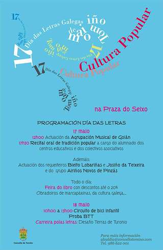 Letras Galegas en Tomiño