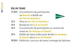 Día do Traxe Galego en Santiago de Compostela