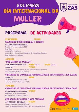 Día Internacional de la Mujer (2026) en Zas