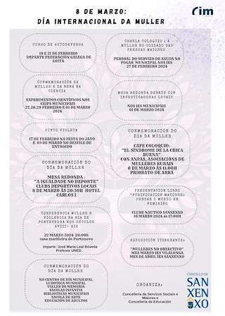 Día Internacional da Muller (2026) en Sanxenxo