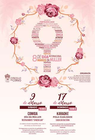 Día Internacional de la Mujer (2026) en Cervo