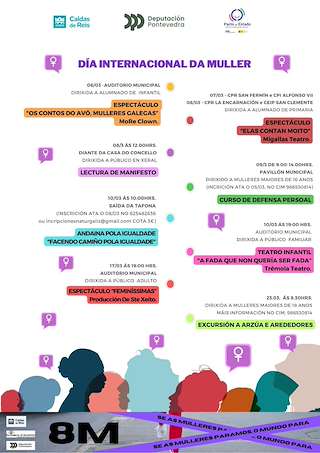 Día Internacional de la Mujer en Caldas de Reis