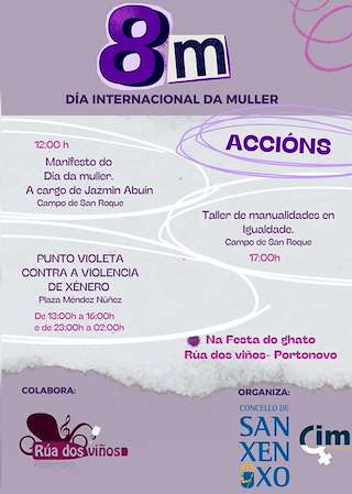 Día Internacional de la Mujer (2026) en Sanxenxo