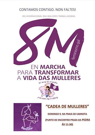 Día Internacional de la Mujer (2026) en Carnota