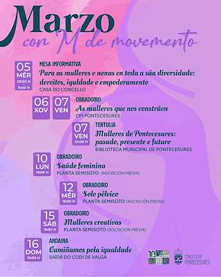 Día Internacional de la Mujer en Pontecesures