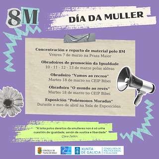 Día Internacional de la Mujer (2026) en Viana do Bolo