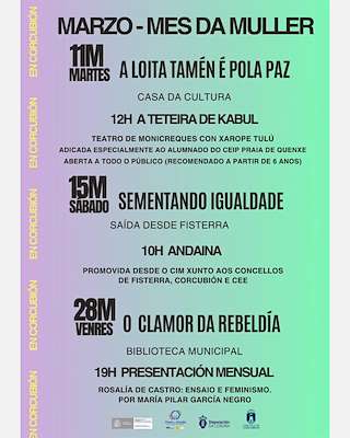 Día Internacional de la Mujer (2026) en Corcubión