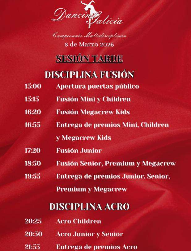 Dancingalicia - Campeonato de Danza Multidisciplinar  en Pontevedra
