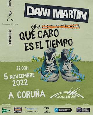 Dani Martín - Gira 25 P*tos Años (2026) en A Coruña