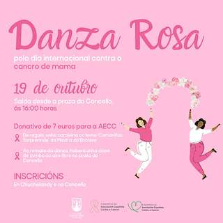 Danza Rosa Contra o Cancro de Mama en Camariñas
