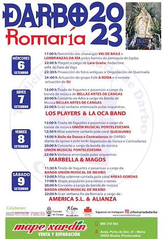 Danzas Ancestrais de Darbo - Tradicional Romería de Darbo (2026) en Cangas de Morrazo