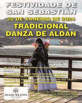 Danzas Ancestrais de San Sebastián (2026) en Cangas