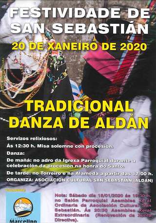 Danzas Ancestrais de San Sebastián (2026) en Cangas