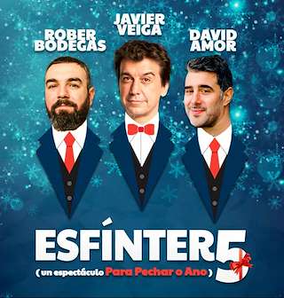 Fechas, información, programa, cartel, imágenes, mapa y ubicación de David Amor, Javier Veiga y Rober Bodegas - Esfínter 5 (2025)  en  Lugo