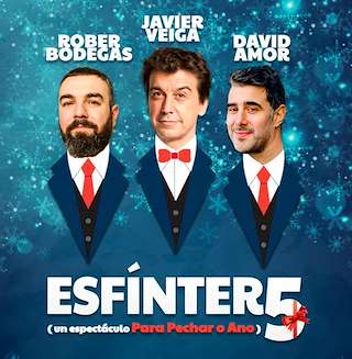 Fechas, información, programa, cartel, imágenes, mapa y ubicación de David Amor, Javier Veiga y Rober Bodegas - Esfínter 5 (2025) en Pontevedra