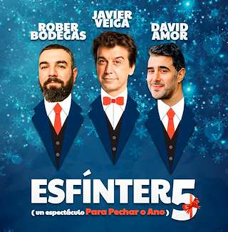 Fechas, información, programa, cartel, imágenes, mapa y ubicación de David Amor, Javier Veiga y Rober Bodegas - Esfínter 5 (2025)  en  Vigo