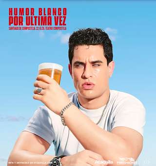 Fechas, información, programa, cartel, imágenes, mapa y ubicación de David Suárez - Humor Blanco por Última Vez (2026)  en  Santiago de Compostela
