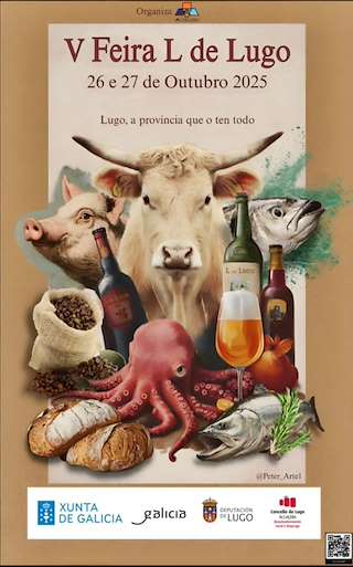 Fechas, información, programa, cartel, imágenes, mapa y ubicación de L de Lugo - V Festa das Distribuidoras Lucenses (2025)