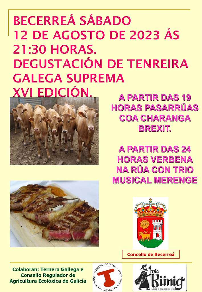 XVI Degustación de Tenreira Galega Suprema en Becerreá