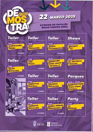 Fechas, información, programa, cartel, imágenes, mapa y ubicación de Demostra - Festival da Cultura Urbana