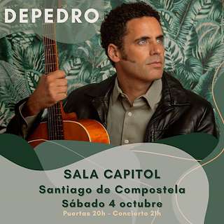 Fechas, información, programa, cartel, imágenes, mapa y ubicación de Depedro - Gira Un Lugar Perfecto (2025)  en  Santiago de Compostela