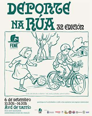 Fechas, información, programa, cartel, imágenes, mapa y ubicación de Deporte na Rúa (2026) en Fene
