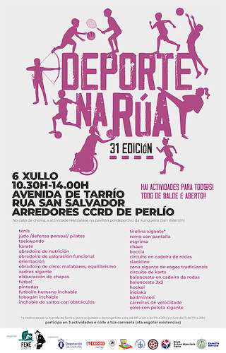 Fechas, información, programa, cartel, imágenes, mapa y ubicación de Deporte na Rúa  en  Fene