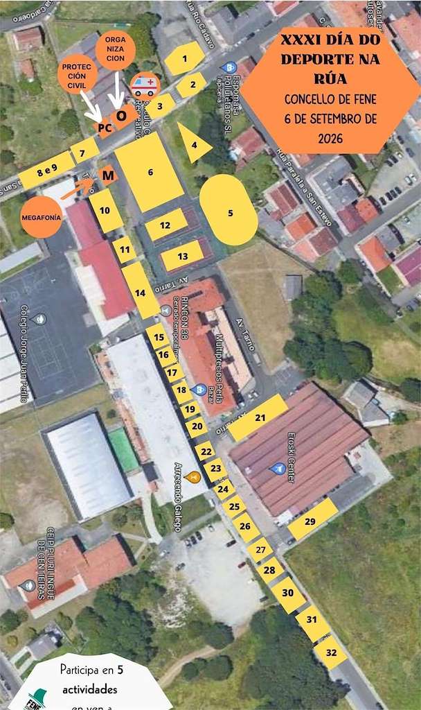 Deporte na Rúa (2026) en Fene