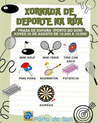 Fechas, información, programa, cartel, imágenes, mapa y ubicación de Deporte na Rúa (2026)  en  O Porto do Son