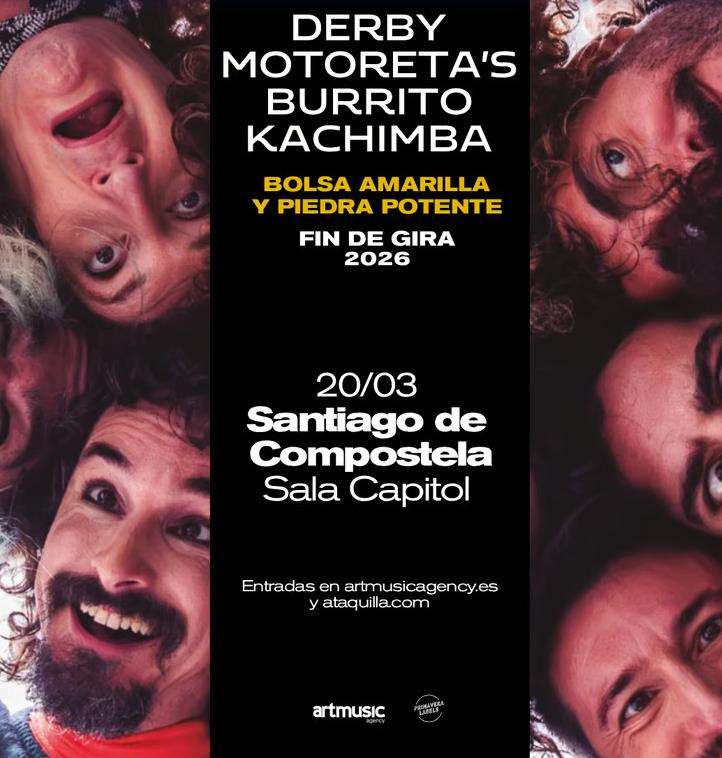 Derby Motoretas Burrito Kachimba - Bolsa Amarilla y Piedra Potente: Fin de Gira en Santiago de Compostela