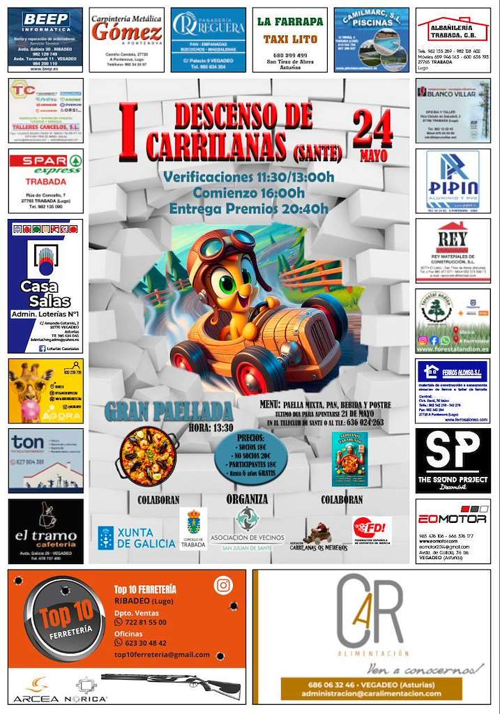 I Descenso de Carrilanas de Sante (2025) en Trabada