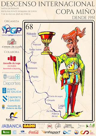 Fechas, información, programa, cartel, imágenes, mapa y ubicación de LXVIII Descenso Internacional Copa Miño  en  Rábade