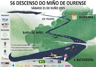 Fechas, información, programa, cartel, imágenes, mapa y ubicación de LVI Descenso Internacional del Miño  en  Ourense