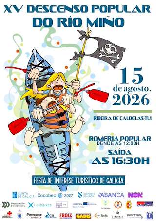 Fechas, información, programa, cartel, imágenes, mapa y ubicación de XV Descenso Popular do Río Miño (2026) en Tui