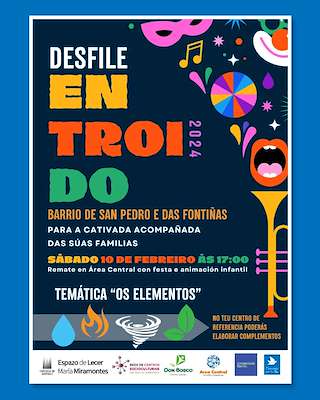 Fiesta de Carnaval del Barrio de San Pedro y Fontiñas en Santiago de Compostela