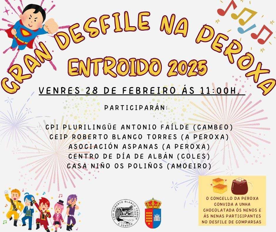 Desfile de Carnaval en A Peroxa