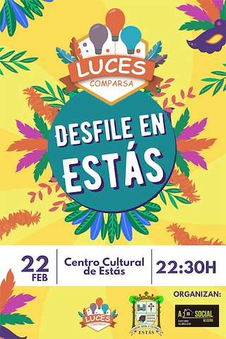 Fechas, información, programa, cartel, imágenes, mapa y ubicación de Desfile de Carnaval de Estás  en  Tomiño