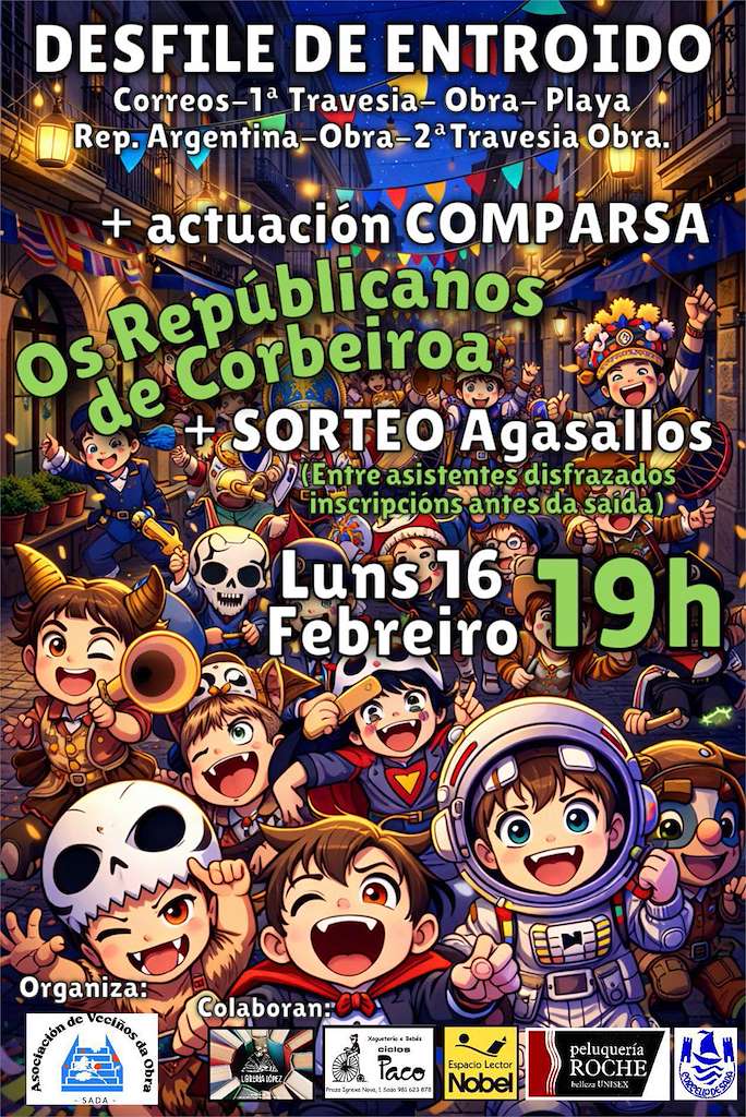 Desfile de Carnaval de Obra en Sada
