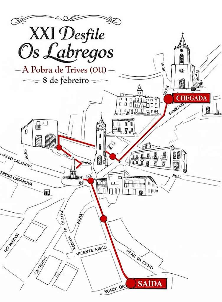 XXI Desfile de Folións Os Labregos en A Pobra de Trives