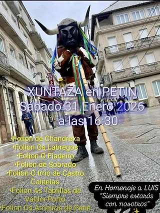 Fechas, información, programa, cartel, imágenes, mapa y ubicación de Desfile de Folións (2026)  en  Petín