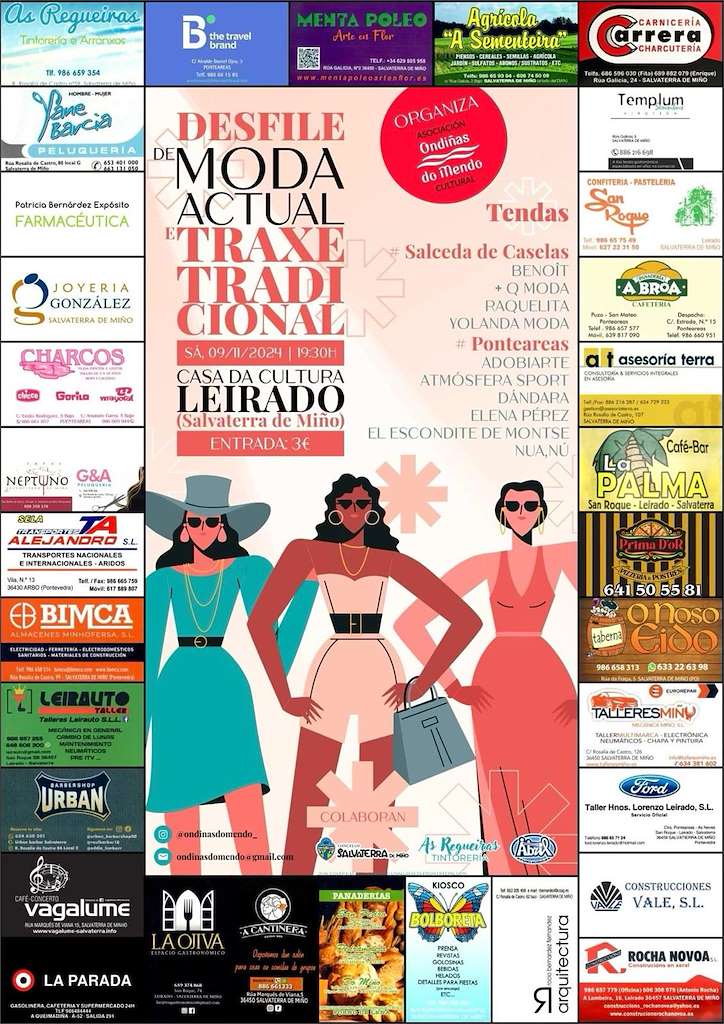 Desfile de Moda Actual e Traxe Tradicional en Salvaterra do Miño