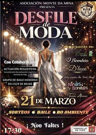 Fechas, información, programa, cartel, imágenes, mapa y ubicación de Desfile de Moda (2026)  en  Vigo