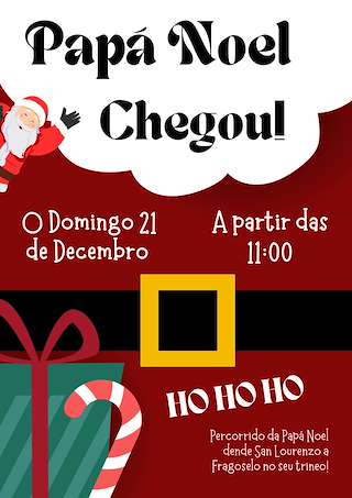 Fechas, información, programa, cartel, imágenes, mapa y ubicación de Desfile de Papa Noel por Coruxo (2025)  en  Vigo