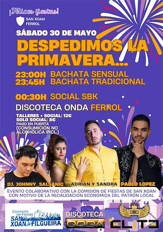 Fechas, información, programa, cartel, imágenes, mapa y ubicación de Despedimos La Primavera (2026)  en  Ferrol