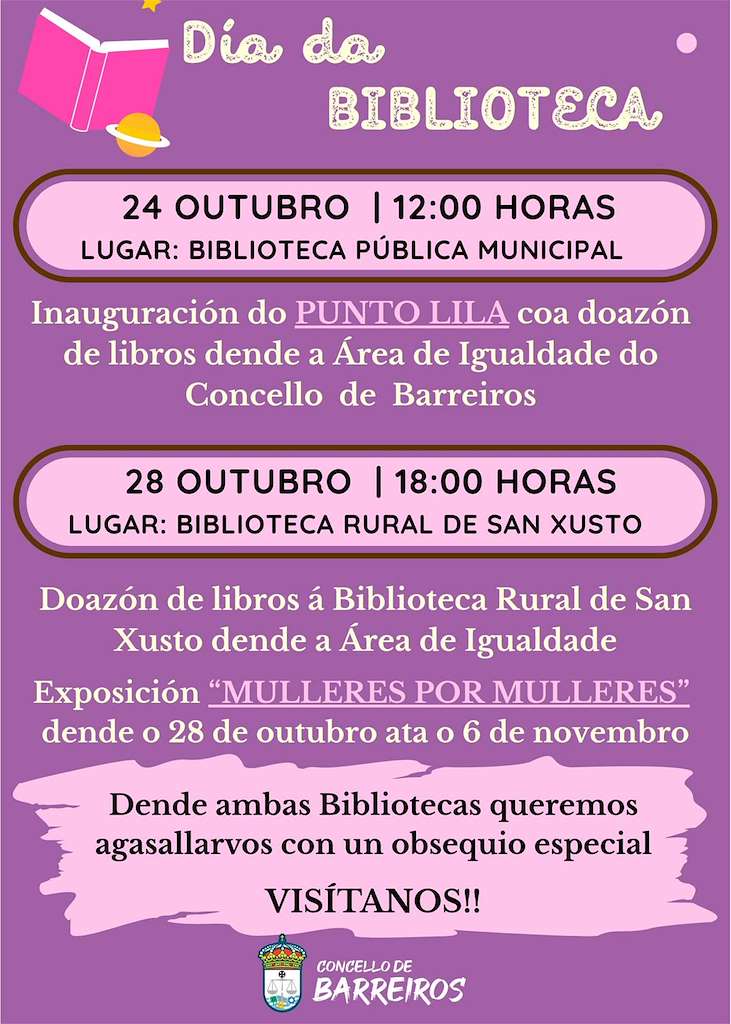 Día da Biblioteca en Barreiros