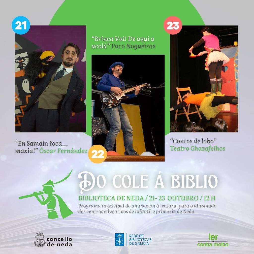 Día da Biblioteca - Do Cole á Biblio en Neda