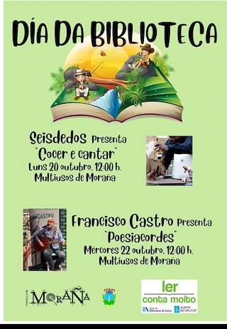 Fechas, información, programa, cartel, imágenes, mapa y ubicación de Día da Biblioteca   en  Moraña
