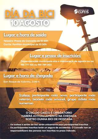 Fechas, información, programa, cartel, imágenes, mapa y ubicación de Día da Bici  en  Curtis