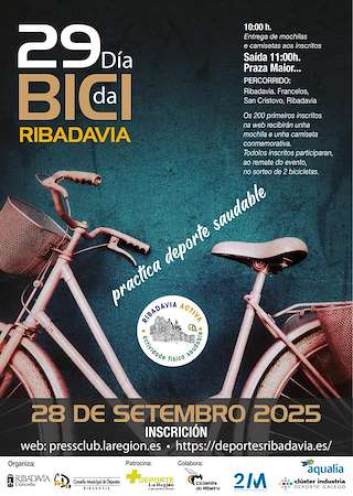 Fechas, información, programa, cartel, imágenes, mapa y ubicación de XXIX Día da Bici  en  Ribadavia